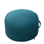 Thicken Linen Round Pouf Ottoman-0