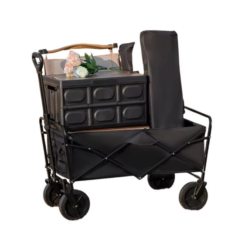 Collapsible Folding Beach Cart Heavy Duty Outdoor Wagon-0