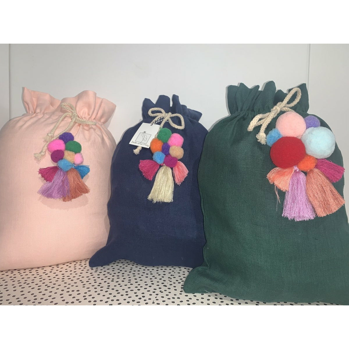 Reusable Gift Bags - Linen-1