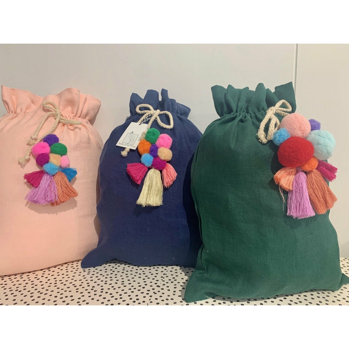 Reusable Gift Bags - Linen-3